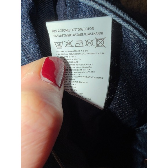 Don The Fuller Hanoy DTF 521 Slim Fit Dark Wash Jeans Women Size 30 NWT